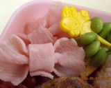 お弁当に♡フリフリリボンのハム作り方5写真