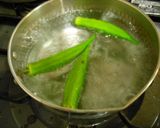 オクラときゅうりのレモン酢和え作り方3写真