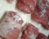 お弁当に☆10分で☆柔らかお肉の酢豚☆作り方5写真