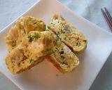 お弁当に☆なめたけの甘~い卵焼き作り方3写真
