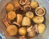 簡単!調味料2つ!イカと里芋の煮物作り方5写真