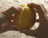 ぐるっと楽しい♪夏みかんの皮のむき方作り方4写真