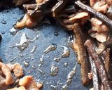 わらびと豚肉とネギの炒め物作り方5写真