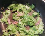 春キャベツとエンドウの塩パスタ作り方3写真