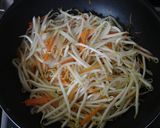超簡単☆はまちと野菜たっぷり油林ソース♪作り方5写真