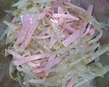もやしとハムのごま油和え作り方4写真