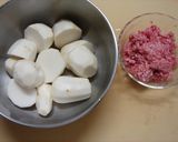 ✿里芋のそぼろ煮✿作り方1写真
