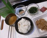 山芋と納豆ふわとろ焼き★もろみ酢あん作り方1写真