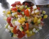 ♪彩り野菜と鶏のささみ揚げ♪作り方5写真