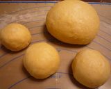 HB☻ラウンド型でふわふわコーンパン作り方4写真