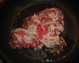 牛肉と新玉葱の卵とじ作り方4写真