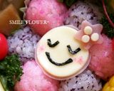 キャラ弁*仕掛けおにぎりのお花弁当★作り方10写真