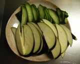 すぐ出来る！茄子ときゅうりの梅和え作り方1写真