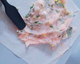 ＊鶏ひき肉と大葉のパリパリはさみ焼き＊作り方3写真