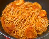 濃厚♡エビのトマトクリームパスタ作り方7写真