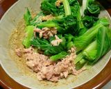 うるいとツナの胡麻味噌マヨ和え作り方4写真