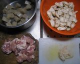 鶏肉とごぼうとこんにゃくのピリ辛みそ煮作り方5写真