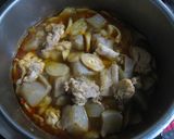 鶏肉とごぼうとこんにゃくのピリ辛みそ煮作り方7写真