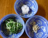 ３分料理☆水菜・いか燻製でシャキッと浸し作り方2写真