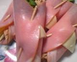 かいわれツナのハムチー巻き巻き♪作り方4写真