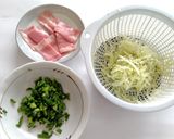 ミルクレープ風！具だくさん卵焼き作り方2写真