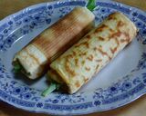 卵焼き器でロールパン作り方5写真