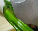 しし唐の焦がしニンニク醤油がけ作り方1写真
