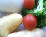 千切りじゃがいもの薄焼き　ピザ風作り方1写真