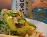 胡瓜と竹輪となめ茸の柚子胡椒和え作り方4写真