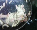 *+残りカレーで豆乳クリームパスタ+*作り方5写真