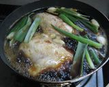 簡単　鶏チャーシュー（半熟卵入り）作り方3写真