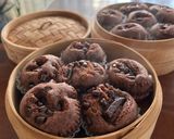蒸篭で作ろう！チョコまみれ米粉蒸しケーキ作り方7写真