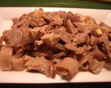 すじ肉キムチうどん作り方2写真
