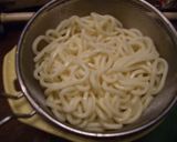 すじ肉キムチうどん作り方4写真