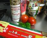 トマト・バジルの冷製パスタ作り方1写真