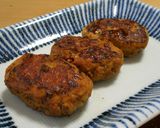 高野豆腐入り鶏肉バーグ お弁当のおかず作り方7写真