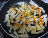 小松菜と高野豆腐の卵とじ作り方4写真