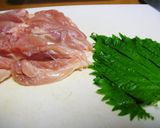 鶏肉シソはさみ焼゜+。:..:。+゜作り方1写真