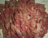 南瓜と牛肉のオイスターソース炒め作り方1写真