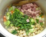 そら豆とスパムのチャウダー!♪作り方3写真