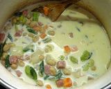そら豆とスパムのチャウダー!♪作り方5写真