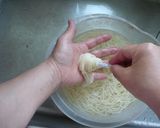 そうめんを巻く道具から作る^^;盛り付け作り方2写真