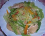 春キャベツと油揚げのさっと煮作り方6写真