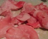 ぶっかけ冷しゃぶのせサラダうどん作り方1写真