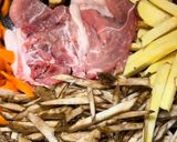 ガッツリ肉入り！さつまいもきんぴら作り方2写真