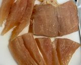 簡単　鶏むね肉のてりマヨ作り方1写真
