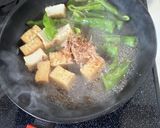 万願寺唐辛子と絹揚げの煮びたし作り方4写真