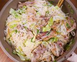 スタミナねぎ塩豚バラ油そうめん🤩作り方6写真