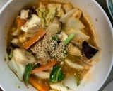 肉無豆腐すっきりコク旨梅キムチ味野菜炒め作り方19写真