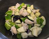 夏にさっぱり♪鶏肉と夏野菜の甘酢炒め作り方2写真